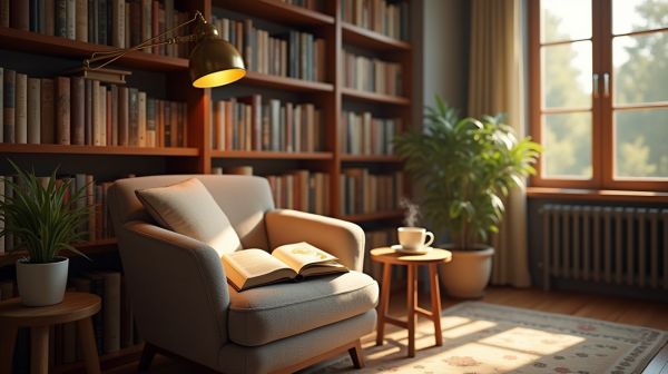Transformez votre bibliothèque avec un book nook créatif